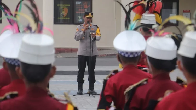 Polres Lampung Selatan Bekali Polisi Cilik Edukasi Tertib Lalu Lintas