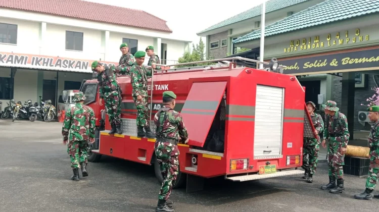 Kodim 0410/KBL Tingkatkan Kesiapsiagaan Hadapi Potensi Karhutla