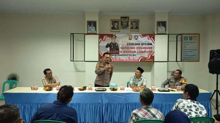 Cegah Kenakalan Remaja, Kapolsek Sukarame Ajak Orang Tua Awasi Anak