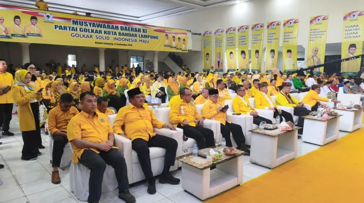 Musda XI Golkar Bandar Lampung Deadlock, Rycko Terpilih, Pengurus Belum Terbentuk