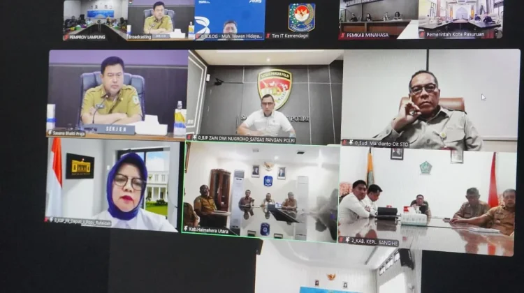Pemprov Lampung Mengikuti Rakor Pengendalian Inflasi Daerah