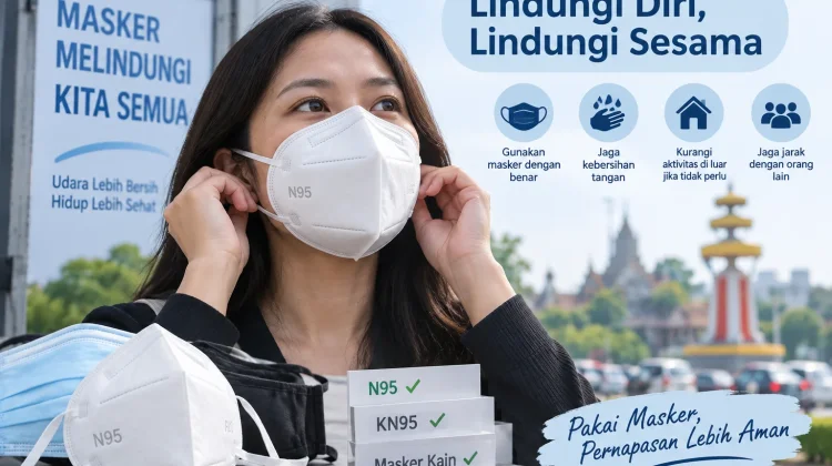 Dinkes Lampung Sarankan Masker N95 Lindungi Pernapasan