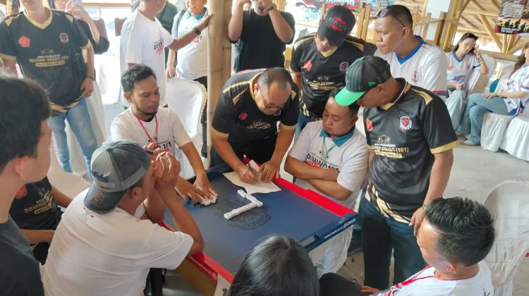 Pasangan Atlet PWI Lampung Raih Juara Domino