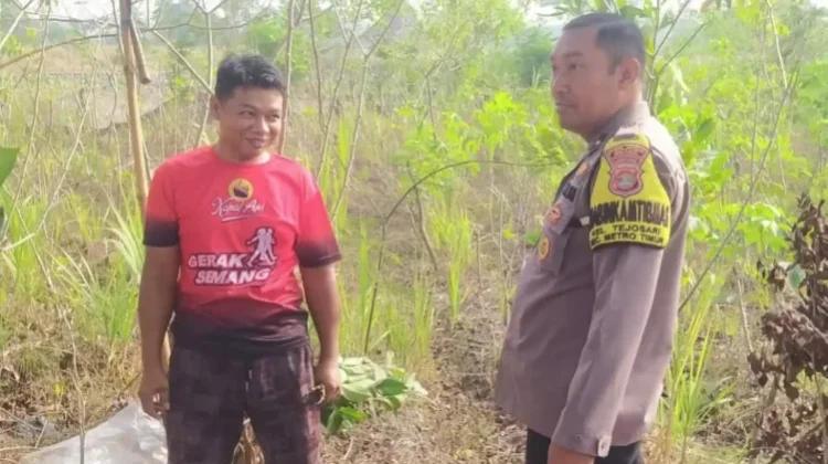 Bhabinkamtibmas Polres Metro Dorong Warga Dukung Ketahanan Pangan