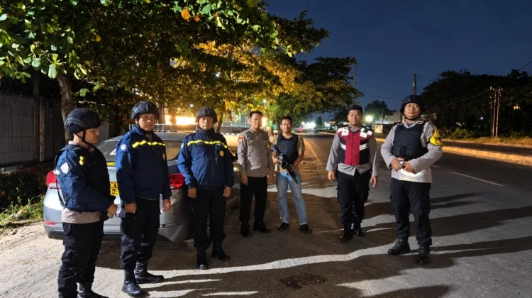 Polsek Labuhan Ratu Patroli Sisir Jalan Lintas Soekarno Hatta Cegah Kriminalitas