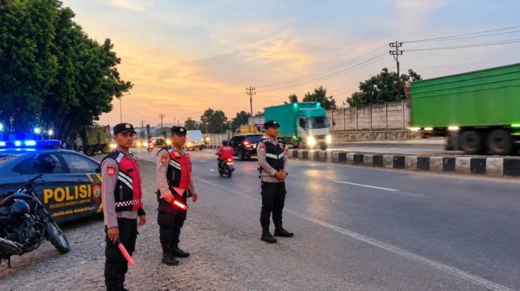 Antisipasi Tawuran, Polsek Tanjung Karang Timur Gencar Patroli