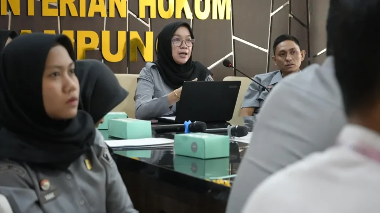 Kemenkum Lampung Sosialisasikan Pemanfaatan BMN dan Aplikasi SATRIA BMN