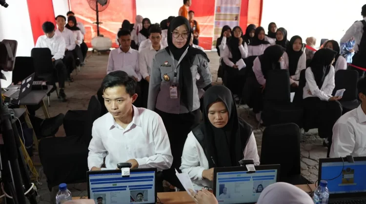 Kanwil Kemenkum Lampung Pantau Pelaksanaan SKD POLTEKPIN 2026