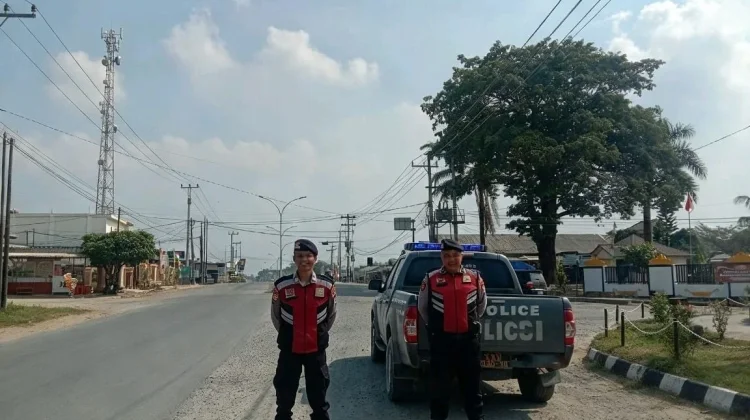 Jaga Situasi Kamtibmas Aman, Polsek Tanjung Raya Gelar Patroli