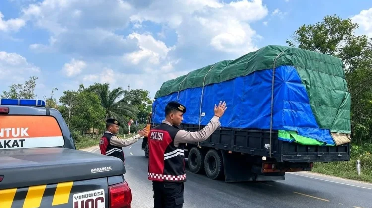 Sat Samapta Polres Mesuji Patroli Janji Jaga di Simpang Said