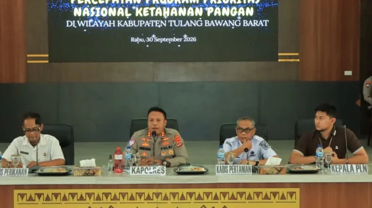 Polres Tulang Bawang Barat Gelar Akselerasi Percepatan Program Ketahanan Pangan