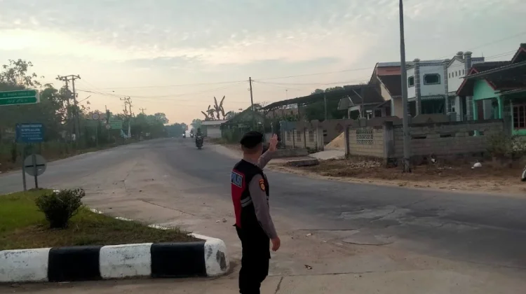 Satsamapta Polres Tubaba Laksanakan Pam Rawan Pagi