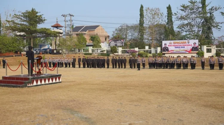 Hari Kesaktian Pancasila, Polres Lampung Utara Perkuat Persatuan