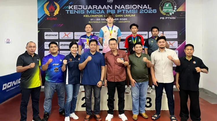 Sembilan Medali PTMSI Lampung Jadi Persembahan Terbaik Kejurnas