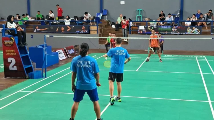 Pieter Rizky–Alfonsus Rudy Jaga Asa PWI Lampung di Gubernur Cup 2026
