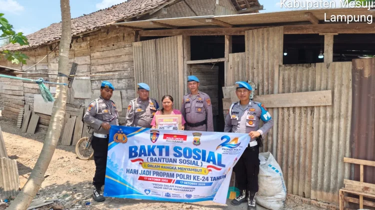 HUT Propam Ke-24 Jadi Momentum Berbagi di Mesuji