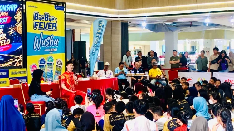 Edgar Xavier Motivasi Atlet Muda Wushu Lampung Berprestasi