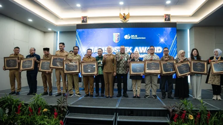 Jamsostek Award 2025, Sejumlah Pemda dan Perusahaan di Lampung Raih Penghargaan