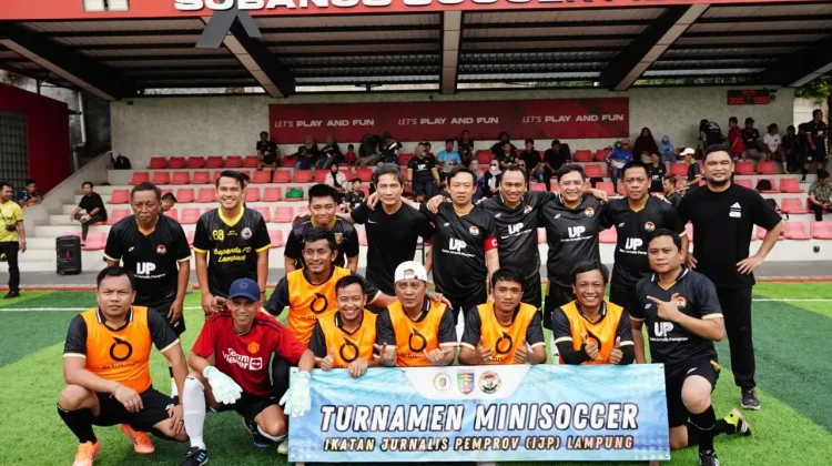 Melalui Mini Soccer, Pemprov Lampung dan Jurnalis Perkuat Sinergi