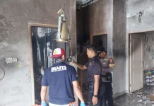 Satu Rumah di Rajabasa Terbakar, Kerugian Capai Ratusan Juta