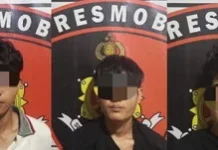 Tiga Pelaku Curat Diringkus Tekab 308 Polres Lampung Utara