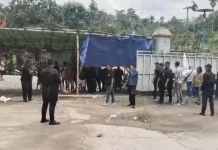Aksi Pasang Tenda di PT San Xiong Steel Diduga Sarat Kepentingan Manajemen Lama