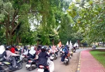 Bina Rohani Islam Mahasiswa Unila Gelar Pawai Semarak Ramadan
