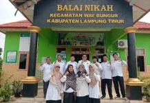 Kepala Kantor Kemenag Lampung Timur Kunjungi KUA