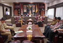 Kakanwil DJP Bengkulu-Lampung Audiensi dengan Gubernur Lampung