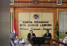 Kepala Kantor Pertanahan Bandar Lampung Pimpin Rapat Pengadaan Tanah