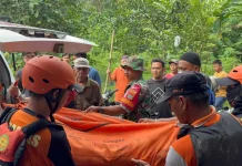Tim SAR Gabungan Temukan Korban Tenggelam di Sungai Way Rarem
