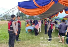 Patroli Presisi Amankan Pasar Takjil Menggala