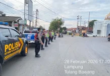 Sat Samapta Polres Tulang Bawang Cegah Balap Liar jelang Berbuka