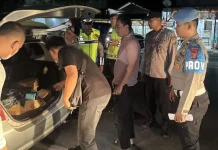 Polsek Rantau Alai Gelar Razia Antisipasi Gangguan Kamtibmas dan Pelanggaran