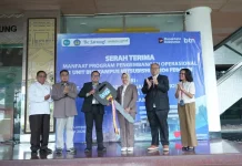 Unila Terima Hibah Satu Unit Bus dari Bank BTN