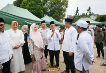 Bupati Pesawaran Hadiri Safari Ramadhan di Desa Gerning