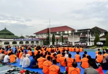 Rutan Kelas I Bandar Lampung Adakan Buka Puasa Bersama Warga Binaan dan Keluarga
