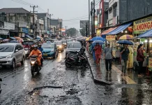 BMKG: Hujan Merata di Sebagian Besar Lampung, Waspada Petir dan Angin Kencang