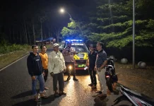 Polisi Pringsewu Patroli Dinihari di Titik Rawan Kriminalitas
