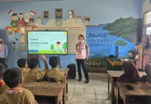 Edukasi Peduli Bahaya Listrik, Srikandi PLN Gelar Sosialisasi di SDN 3 Way Kandis