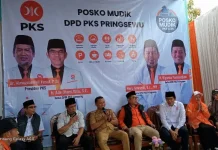 Presiden PKS dan Bupati Pringsewu Resmikan Posko Mudik 2026