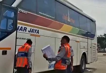 Jamin Mudik Aman, BPTD Lampung Perketat Ramp Check dan Tes Urine Sopir