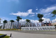 Persiapan Salat Idul Fitri Masjid Al Bakrie jelang Lebaran