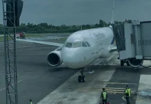 Pergerakan Pesawat di Bandara Radin Inten II Turun pada H-1 Lebaran
