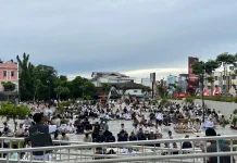 Salat Id Perdana, Ribuan Jemaah Padati Masjid Raya Al Bakrie