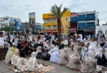 Penuh Suka Cita, Warga Bandarlampung Rayakan Kemenangan di Hari Idulfitri