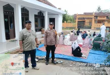 Patroli Polisi Jaga Kondusivitas Salat Idul Fitri di Mesuji