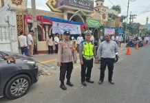 Ratusan Polisi Amankan Puluhan Lokasi Salat Idul Fitri di Bandar Lampung