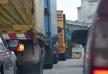 Truk Sumbu 3 Dialihkan ke Pelabuhan BBJ Muara Pilu saat Arus Balik Lebaran