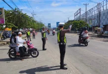 Polres Lampung Tengah Antisipasi Kepadatan Arus Lalulintas Selama Libur Lebaran